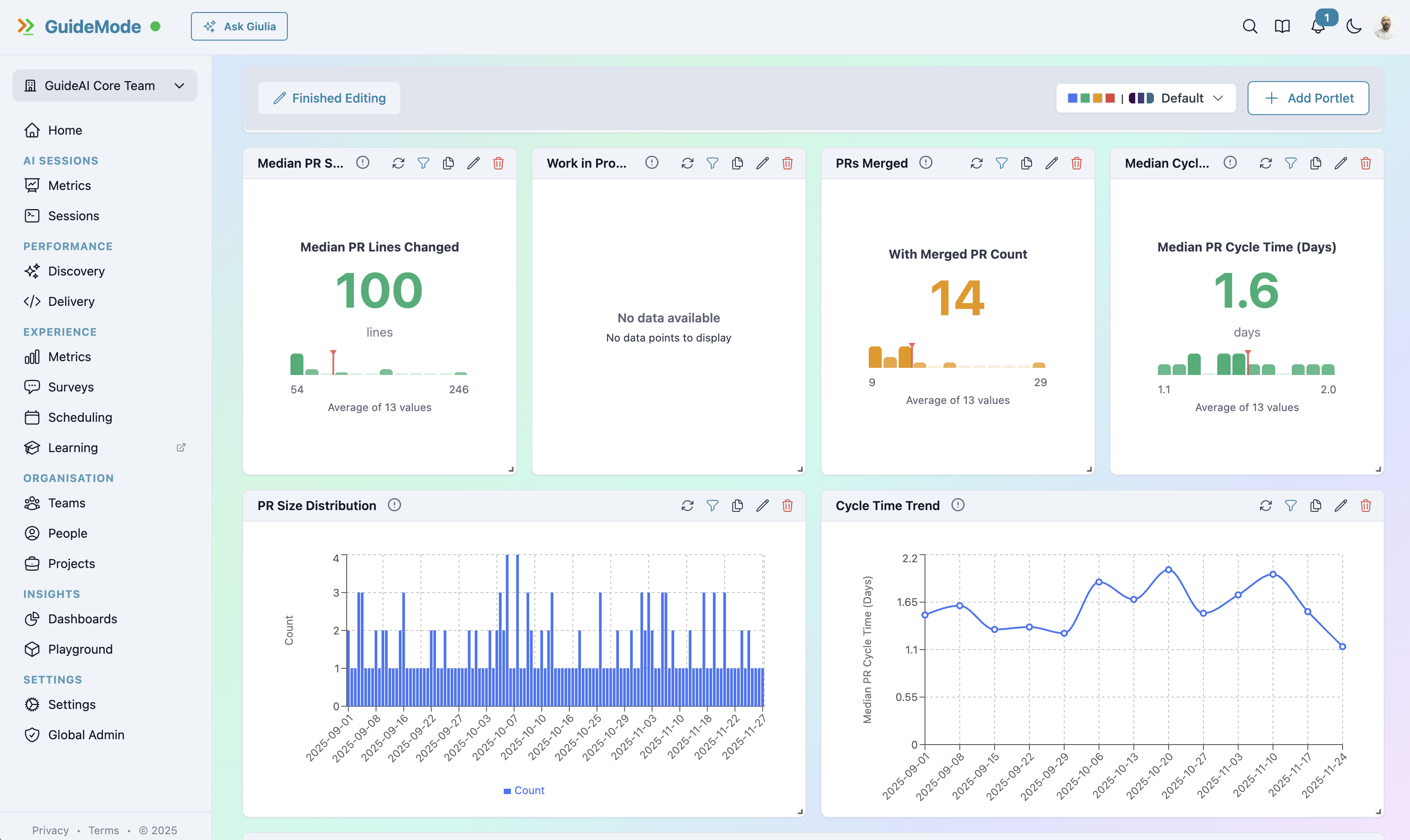 Custom Analytics Dashboard Editor