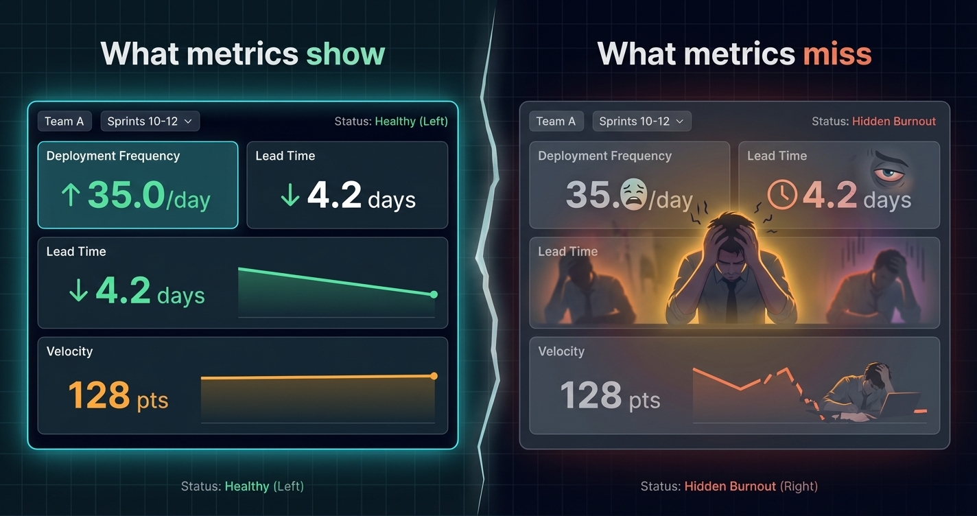Developer Burnout: What Your Metrics Aren't Telling You